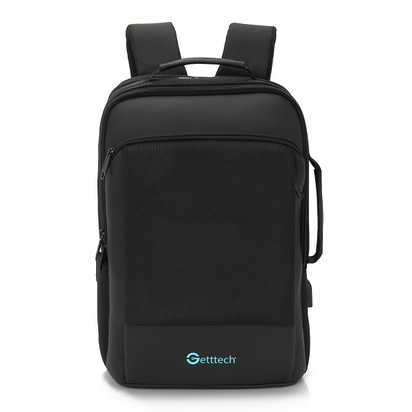 Getttech Laptop Backpack Bold, Black - SKU: GMB-22004