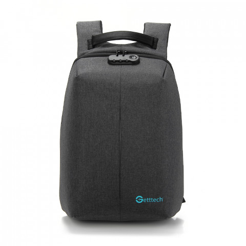 Getttech Laptop Backpack Safety, Black - SKU: GMS-22001